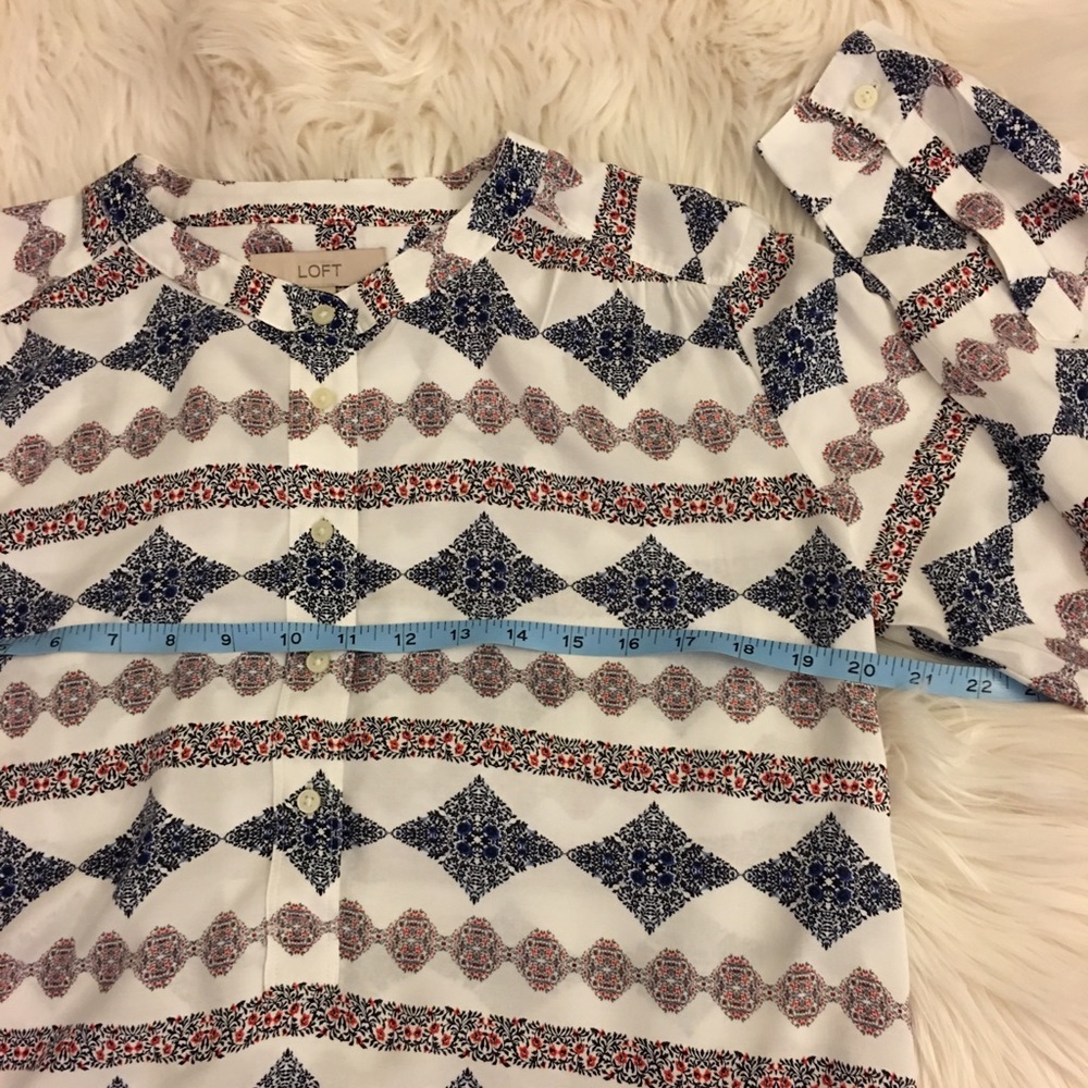 LOFT | patterned tunic - Picture 4 of 8